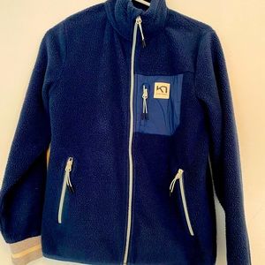 Like brand-new Kari Traa Navy Fleece Jacket.